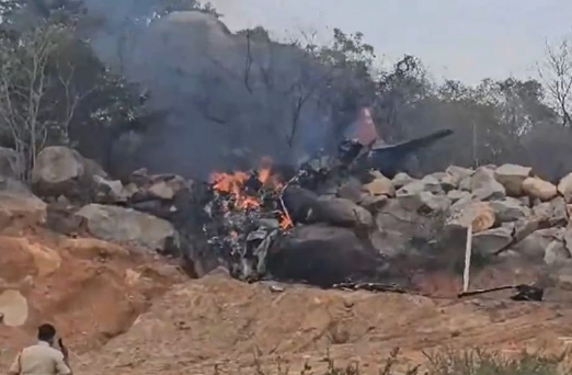 'Two pilots killed as Indian Air Force aircraft crashes in Telangana's Medak'